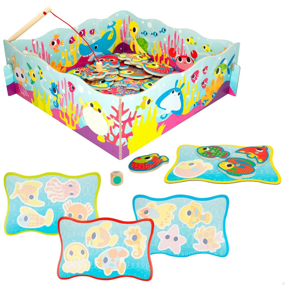 Lautapeli Lisciani Giochi Montessori Kalastus (6 osaa)